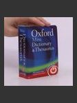 Oxford Mini Dictionary and Thesaurus - náhled