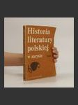 Historia literatury polskiej w zarysie - náhled