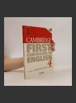 Cambridge first certificate in English 4 : examination papers from the University of Cambridge local examinations syndicate - náhled