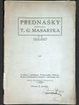 Přednášky professora T. G. Masaryka - náhled