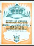 Mariánsko-lázeňské minerální prameny a přírodní Mariánsko-lázeňská zřídelní sůl k domácím léčbám - náhled