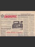 Novinový výtisk únorovec -noviny zvu hradec králové -   29. listopadu 1968 - náhled