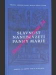 Slavnost nanebevzetí panny marie - praha, chrám panny marie před týnem sobota 15. srpna 2020 v 10.00 hod. - náhled