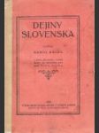 Dejiny Slovenska - náhled