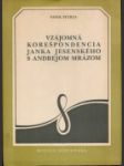 Vzájomná korešpondencia Janka Jesenského s Andrejom Mrázom - náhled