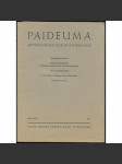 Paideuma. Mitteilungen zur Kulturkunde; Band XVIII (1972)	[etnografie, časopis] - náhled