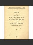 Informe sobre "Problemas de organizacion y los estatutos del partido" [1954; komunismus; Španělsko] - náhled