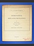 Čajkovskij / noty : Housle + Klavír + orchestr : Serenáda melancholická., Op.26 - náhled