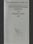 Pychológia masy a analýza ja - náhled
