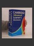 Cambridge advanced learner's dictionary - náhled