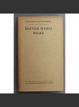 Rainer Maria Rilke. Ein Beitrag (literární věda, biografie) - náhled