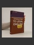Introduction to legal English : 2020. Volume II - náhled