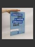 Literatura pro 3. ročník středních škol : zkrácená verze. Pracovní sešit - náhled