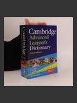 Cambridge Advanced Learner´s Dictionary - náhled