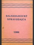 Balneologický spravodajca (1986) - náhled