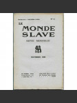 Le Monde slave, roč. 2, 1925, č. 11 [slavistika; časopis; Slované] - náhled