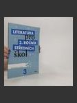 Literatura pro 3. ročník středních škol : zkrácená verze. Pracovní sešit - náhled