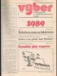 Výber zo svetovej a československej tlače 1989 - náhled