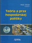 Teória a prax hospodárskej politiky - náhled