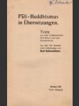 Pāli- Buddhismus in Übersetzungen - náhled