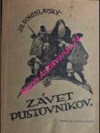 Závet pustovníkov ( obrázok z dávnej minulosti slovenskej ) - bohuslavský j.b. ( vl. jm. jozef buday ) - náhled