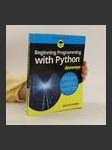 Beginning Programming with Python For Dummies - náhled