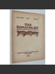 Das Kunstblatt, ročník 1917, č. 10 (říjen) [umění; Oskar Kokoschka; časopis; grafika] - náhled