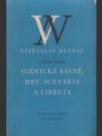 Scénické básně, hry, scénária a libreta (1920-1932) - náhled