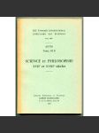 Science et philosophie: XVIIe et XVIIIe siecles [= XIIe Congrés international dʾhistoire des sciences, Paris 1968; Actes; Tome III B] [věda a filosofie, dějiny vědy, raný novověk] - náhled