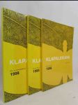 Klapalekiana 1998 No. 1-4, Supplementum - náhled