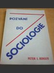 Pozvání do sociologie - náhled