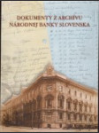Dokumenty z Archívu Národnej banky Slovenska - náhled