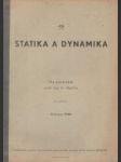 Statika a dynamika - náhled