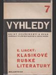 Klasikové ruské literatury - náhled