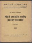 Kšaft umírající matky Jednoty bratrské - náhled