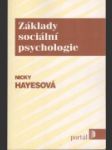 Základy sociální psychologie - náhled