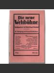 Die neue Weltbühne. Wochenschrift für Politik, Kunst, Wirtschaft. 8. Oktober 1933. Nr. 40 [týdeník] - náhled