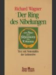 Der Ring des Nibelungen: Text mit Notentafeln der Leitmotive - náhled