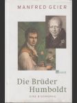 Die Brüder Humboldt: Eine biographie - náhled