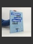 Literatura pro 3. ročník středních škol. Učebnice - náhled