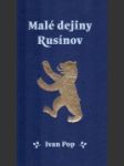 Malé dejiny Rusínov - náhled