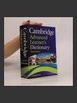 Cambridge advanced learner's dictionary - náhled