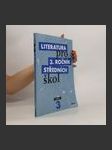 Literatura pro 3. ročník středních škol. Učebnice - náhled