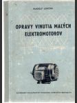 Opravy vinutia malých elektromotorov - náhled