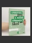 Literatura pro 4. ročník SŠ – učebnice – zkrácená verze - náhled