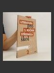 Literatura pro 2. ročník středních škol : zkrácená verze. Pracovní sešit - náhled