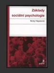 Základy sociální psychologie - náhled