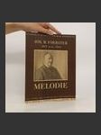 Melodie. Jos. B. Foerster 1859-1934. 30. XII. - náhled