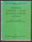 Zbierka cvičení a úloh zo slovenského jazyka - náhled