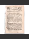 Der Gegner. Mit dem satirischen Teil "Die Pleite"; Heft fünf, 1920/21, zweites Jahr [časopis, sešit 5, 1920/21, 2.ročník] - náhled